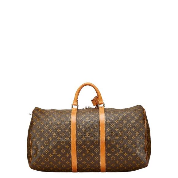 Louis Vuitton Monogram Keepall 55 Boston Bag M41424 - Picture 1 of 14
